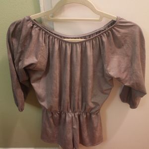 Cheryl Creation Kids size M Off Shoulder Shorts Ro